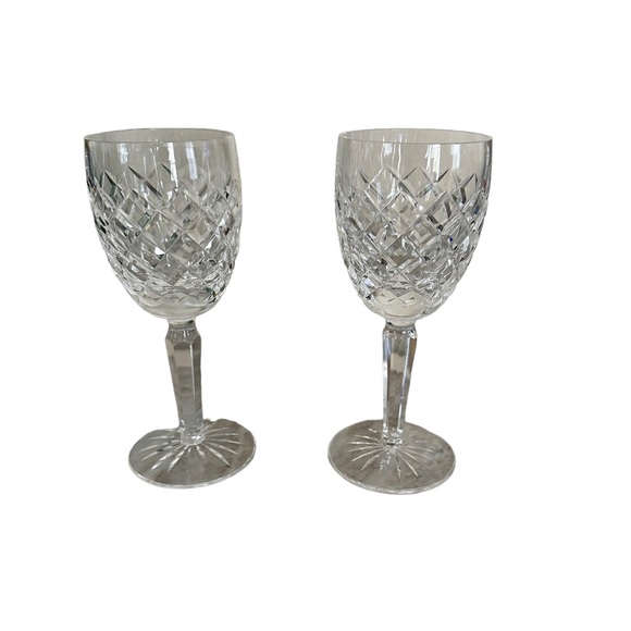 Waterford crystal white wine glasses set of 2 - Picture 5 of 6